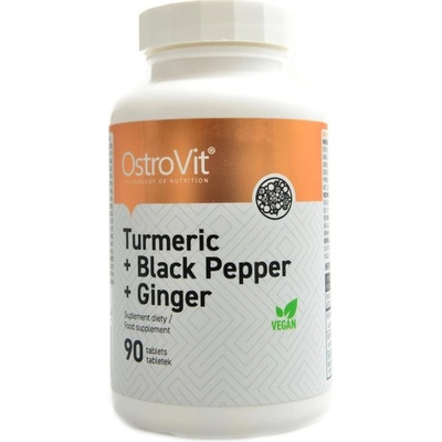 Ostrovit Turmeric + Black Pepper + Ginger 90 tabliet