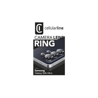 Cellularline Glass for Camera Ring for Galaxy S26 Ultra (CAMERARINGGALS26U)