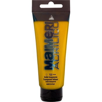 Maimeri Acrilico АКРИЛНА боя Transparent Yellow 122 200 ml 1 бр (M0924122)