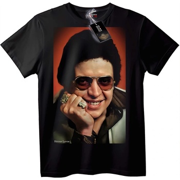 NOONEBRAND Тениска Легенда на Héctor Lavoe - L, White