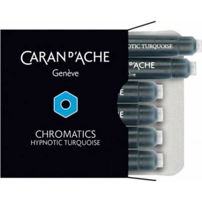 Caran D'ache Inkoustové bombičky Chromatics hnědá Organic Brown 8021.049