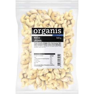 Organis Kešu jádra 500 g