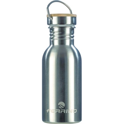 Ferrino Gliz Inox Šedá láhev 500 ml