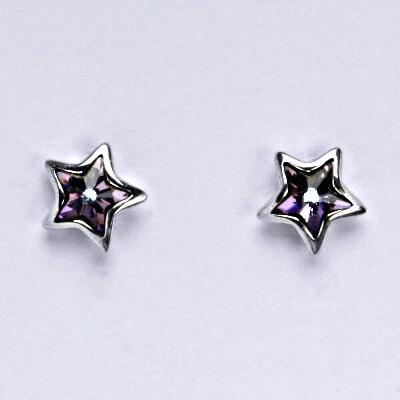 Čištín na šroubek se Swarovski vitrail light krystalem NŠ 1326 5970