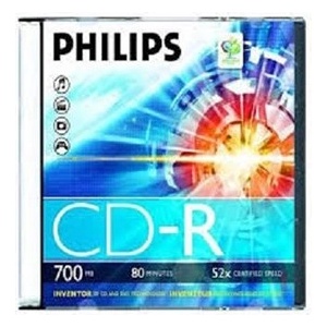 Philips Записваем компактдиск philips 700mb 52x тънък корпус ph778206 (ph778206)