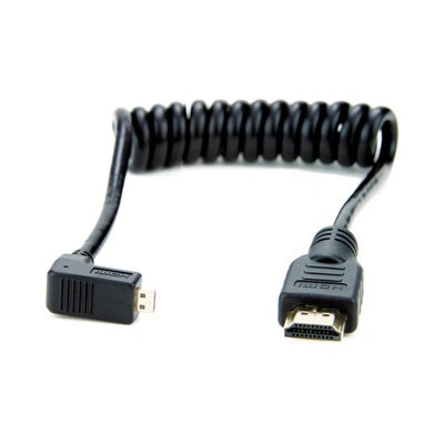 Atomos Micro HDMI / Full HDMI krútený zalomený 30-45cm
