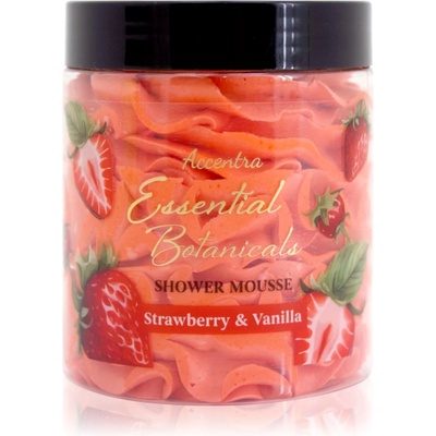 Accentra Essential Botanicals Shower Mousse душ пяна с аромат Strawberry & Vanilla 200 гр