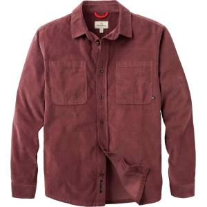 Passenger Мъжка риза с копчета Passenger Backcountry Cord Light Shirt 2.0 Shirt - Brambleberry (033-3317-0112)