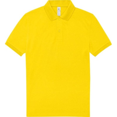 B&C My Polo 210 Piqué polo tričko žlté mellow