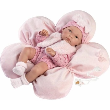 Llorens 63592 NEW BORN HOLČIČKA realistická miminko s celovinylovým tělem 35 cm