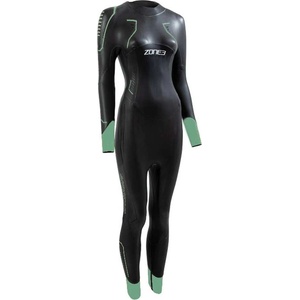Zone3 women terraprene vision wetsuit black/green m