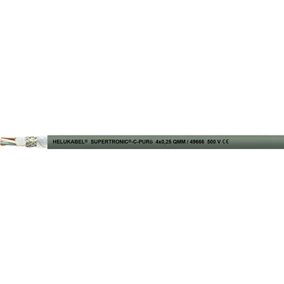 Helu 49674-1000 kabel pro energetické řetězy 25 x 0.25 mm² šedá 1000 m