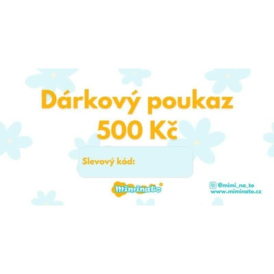Dárkový poukaz - 500 Kč