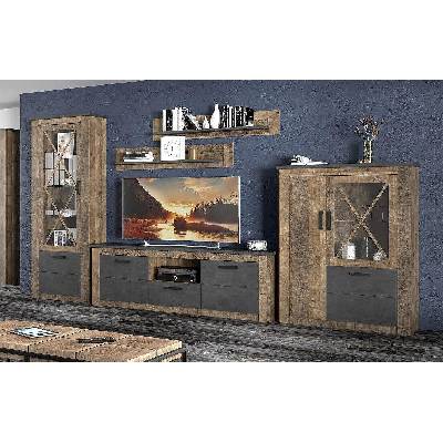 Модулна секция Georgia колониален дъб и матера