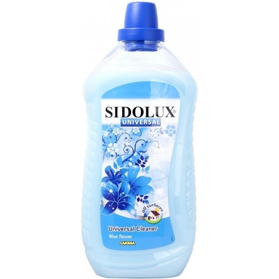 Sidolux Soda Power čistič PVC dlažba Blue Flower 1 l