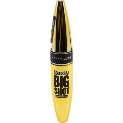Maybelline Colossal Big Shot Volum Express řasenka pro objem a prodloužení řas Daring Black 9,5 ml