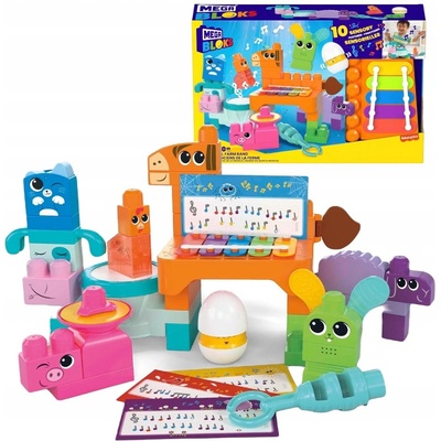 Mega Bloks First Builders Zvířecí kapela