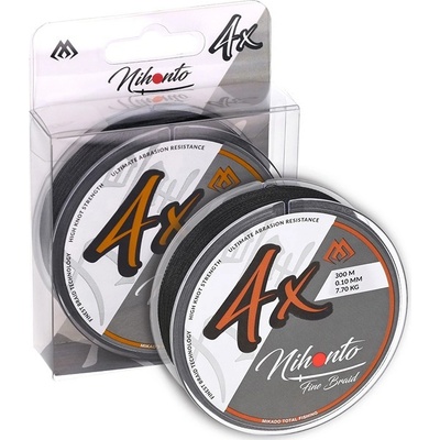 Mikado Spletaná Šnúra Nihonto Fine Braid Black 300m 0,50mm 41,8kg