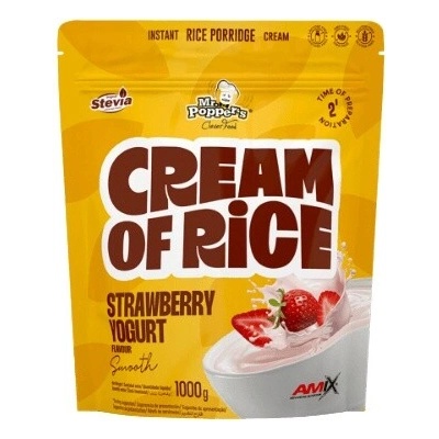Amix Mr.Poppers Cream Of Rice Strawberry Yogurt 1 kg