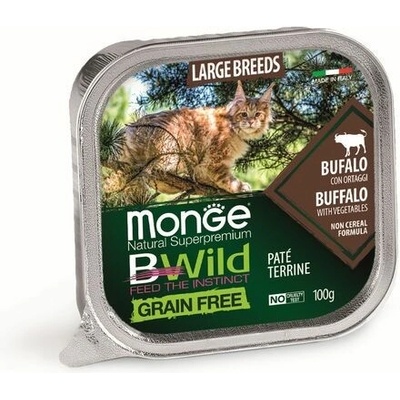Monge BWild Grain Free LB ADULT Byvol so zeleninou 100 g