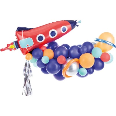 PartyDeco Vesmírna balónová girlanda 200 cm