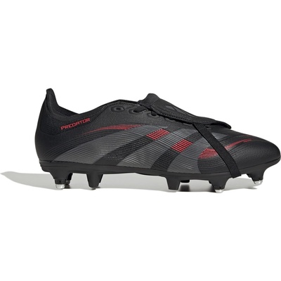Adidas Футболни бутонки Adidas Predator League Fold-Over Tongue Soft Ground Football Boots - Black/Grey