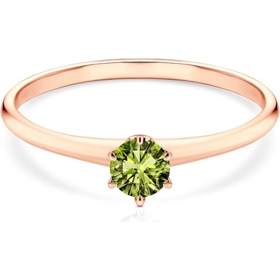 SAVICKI Годежен пръстен The Journey: розово злато, диамант