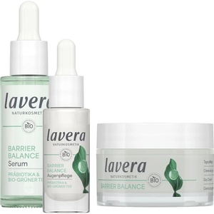 Lavera Barrier Balance Комплект - Дневен крем, Серум и Околоочен крем, 50 + 30 + 15 ml