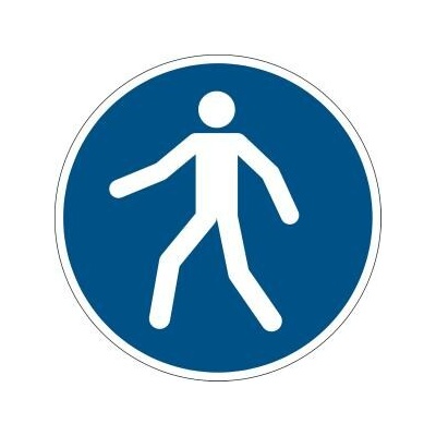 Durable Podlahový piktogram - symbol chodca