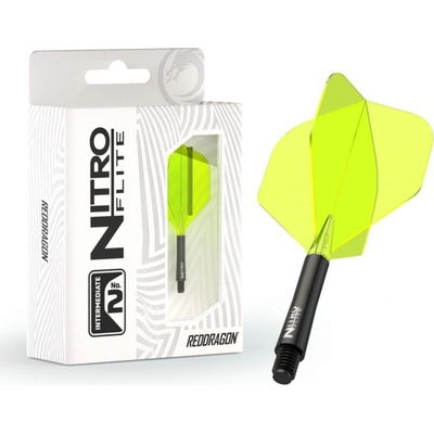 Red Dragon Nitro Flite - No2 - black & yellow - midi – Zboží Dáma