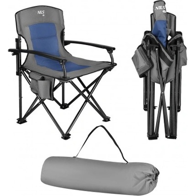 Nils Camp Къмпинг стол сгъваем Nils Camp NC3075, Син