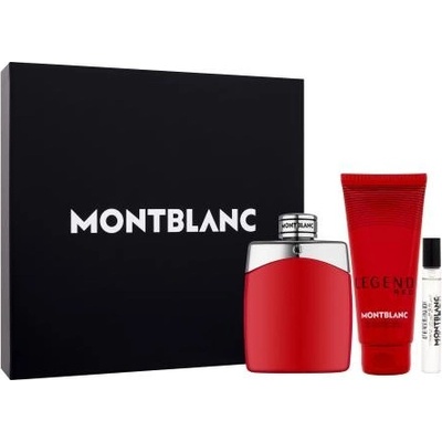 Montblanc Legend Red darčekový set parfumovaná voda 100 ml + parfumovaná voda 7,5 ml + sprchovací gél 100 ml