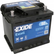 Exide Excell 12V 50Ah 450A EB500