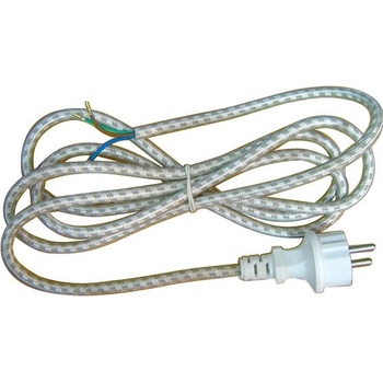 EMOS | S00003 | Flexo šnúra opradená 3× 0,75mm2 k žehličke, 2,4m