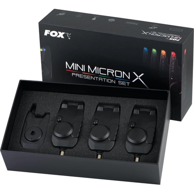 Fox Mini Micron X Sada hlásičů 3+1 Černá