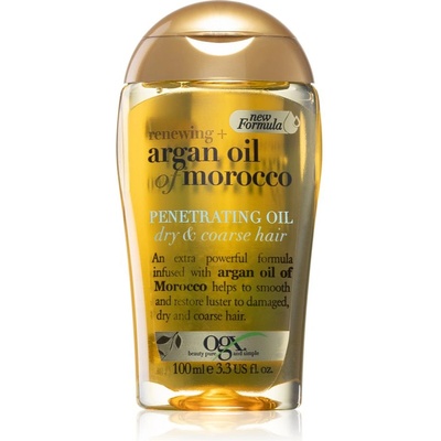 OGX Argan Oil Of Morocco подхранващо масло за суха и непокорна коса 100ml