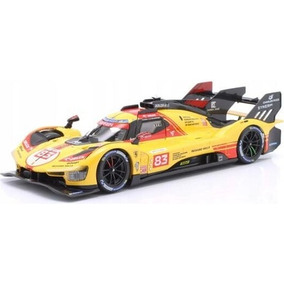 BburagoFerrari Racing 499P LMH yellow nr.83 24h Le Mans Livery 2024 1:24