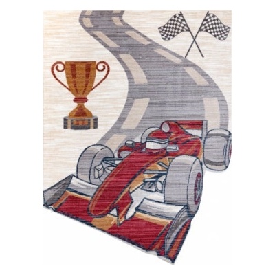 Najkoberce Toys 75327 Formula 1 krém / červený fuksia