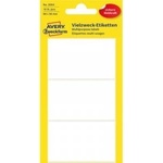 Avery Zweckform Mini Labels in Sheets for Handwriting, 66 x 38mm, White, 18 Pieces -3084