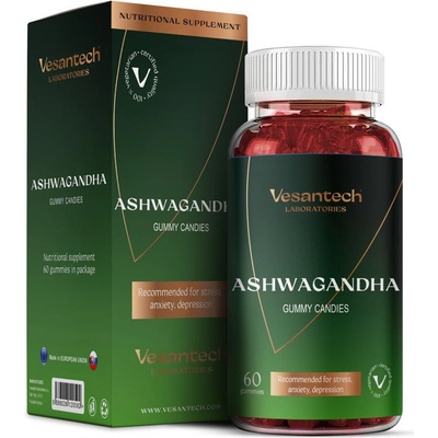 Vesantech Ashwagandha Gummies Extra Strong 60 cukríkov