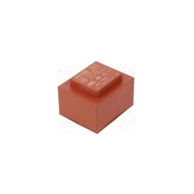 Transformátor zalévaný 30VA 230VAC 6V 5A PCB 70x59x48,75mm