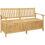 vidaXL Пейка с място за съхранение 2 -Seater 148 x 63 x 84 см (42026798)