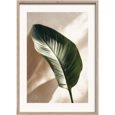 Styler Печатна картина с включена рамка 50x70 cm Strelizia Leaf - Styler (OB-22945)