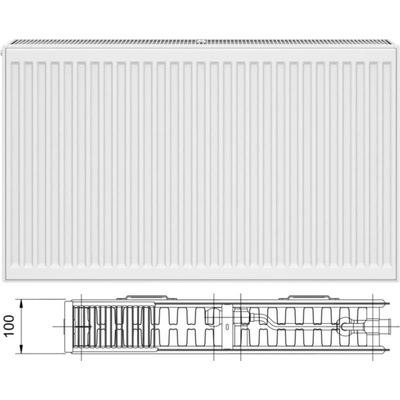 Korado Radik Ventil Kompakt 22 VKM8 22090070-S0-0010 900 mm x 700 mm
