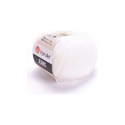 YarnArt Jeans 01 - bílá