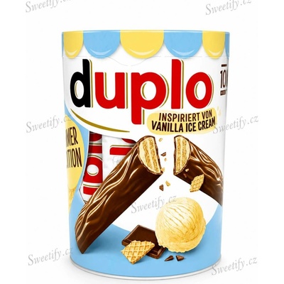 Duplo tyčinky Vanilla Ice Cream 10 ks 182 g