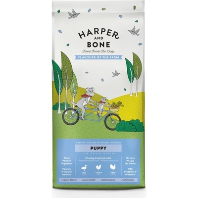 Harper and Bone Puppy příchutě farmy 100 g