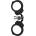 Pipedream Метални белезници "fetish ff black