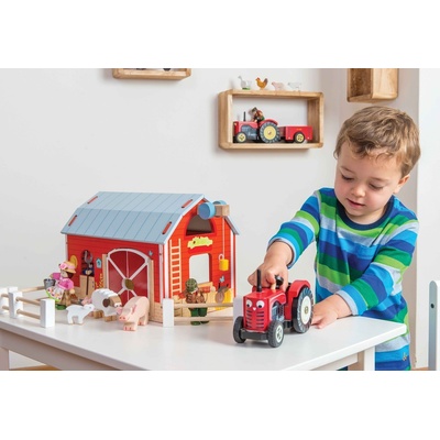 Le Toy Van drevený traktor s prívesom Bertie