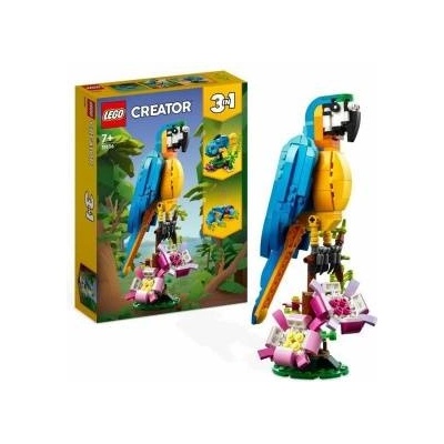 LEGO® Строителна Игра Lego Creator 31136 Exotic parrot with frog and fish 3 в 1 253 Части